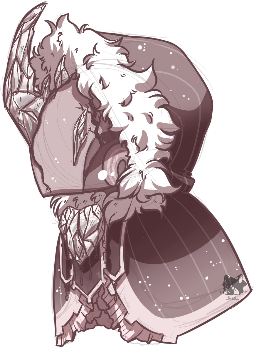 Two Sketchy Busts For A Flightrising User - Illustration (869x1200), Png Download