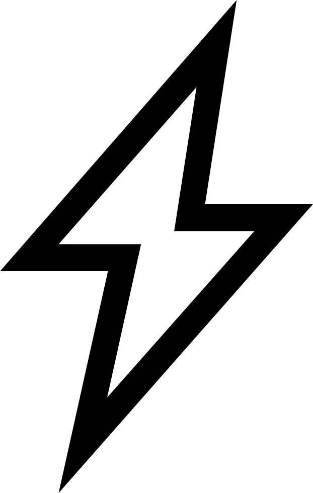 Png File Svg - Thunderbolt Png (622x980), Png Download