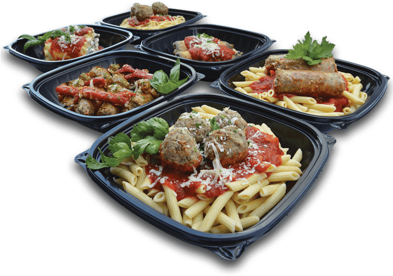 Prepared Meals To Go - Meal (786x560), Png Download
