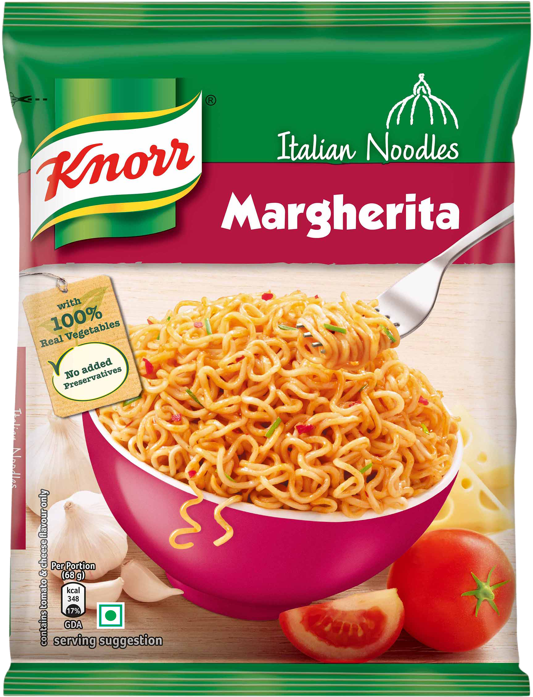 Knorr Italian Noodles Cheese And Herbs (2156x2740), Png Download