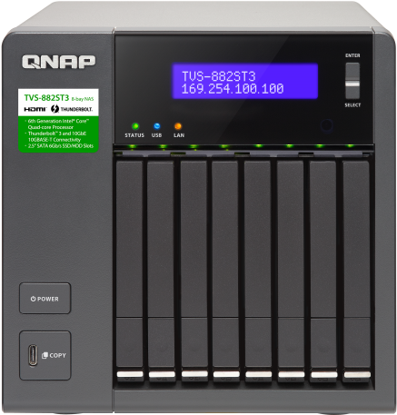 Tvs-882st3 Specification - Qnap Tvs-882st3 Servidor Nas - Sata 6gb/s (800x500), Png Download