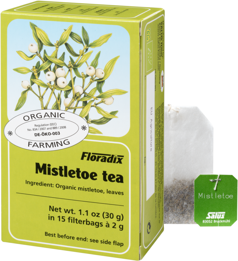 Mistletoe Herbal Tea 15 Bags (1000x1001), Png Download
