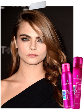 Cara Delevingne's New 'do - Cara Delevingne Wavy Hair (325x415), Png Download