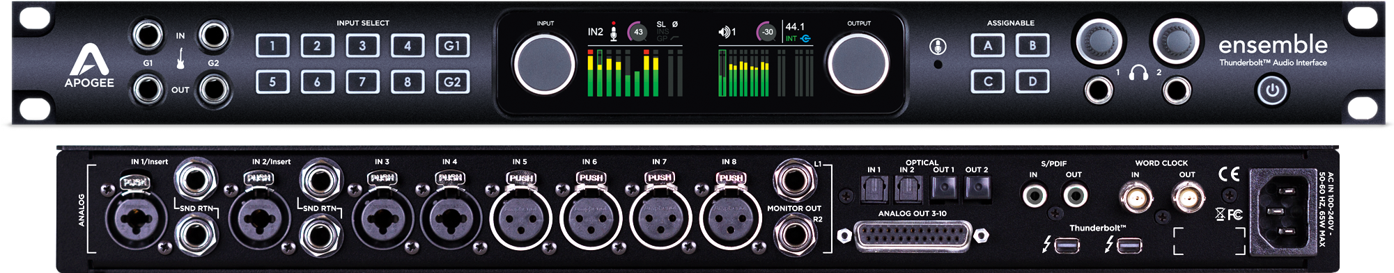 Apogee Ensemble Thunderbolt (2000x594), Png Download
