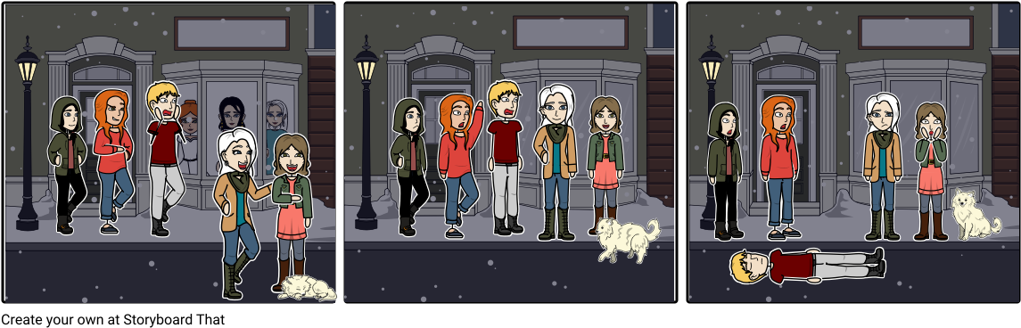 Guy Sees His Crush - Illustration (1164x385), Png Download