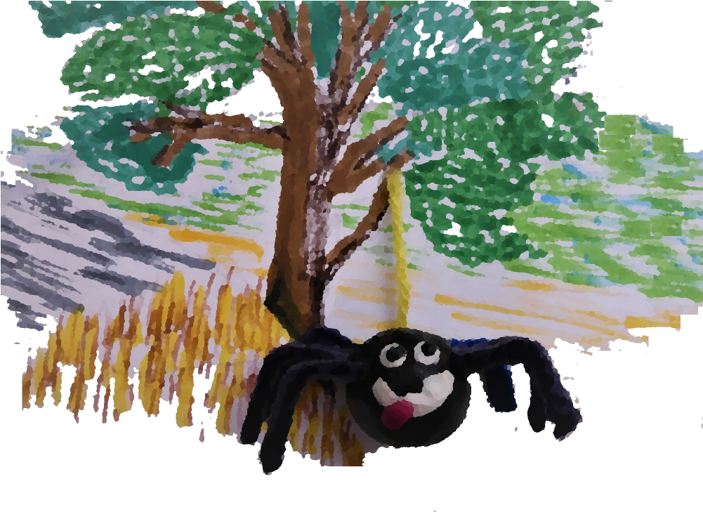 "a Tight Black Ball Hanging From The Top Corner Near - Craft (1000x750), Png Download