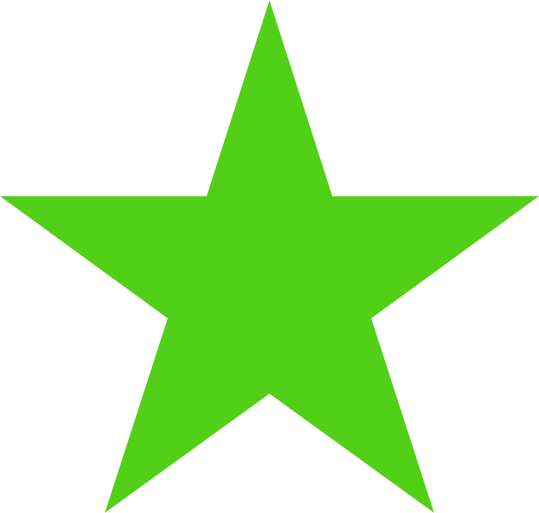 Solid Bright Green Star 1 - Esperanto Logo (1058x1006), Png Download