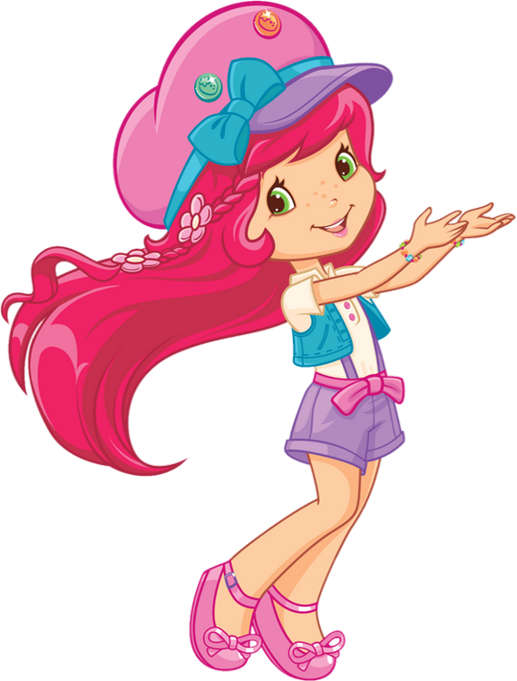 Strawberry Shortcake, Creations, Girlfriends, Cartoon, - Strawberry Shortcake Charlotte Aux Fraises (570x750), Png Download
