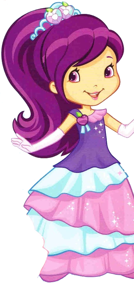 Plum Pudding - Plum Pudding Strawberry Shortcake Cartoon (458x964), Png Download