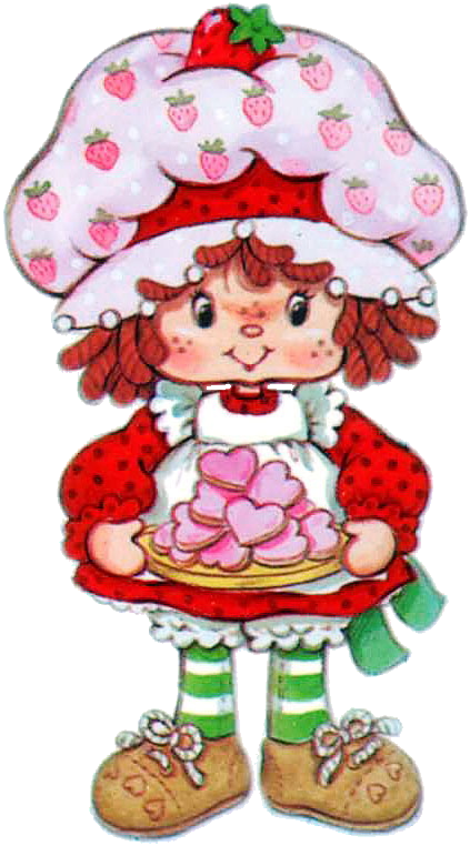 Strawberry Shortcake Vector - Classic Strawberry Shortcake Tools (423x762), Png Download