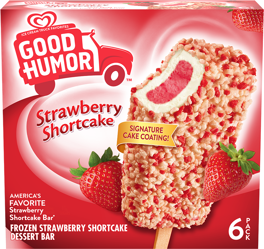 Good Humor Strawberry Shortcake (985x985), Png Download