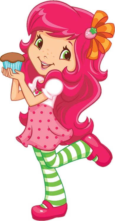 Pin By Sharon On Strawberry Shortcake - Strawberry Shortcake Cartoon Png (390x750), Png Download