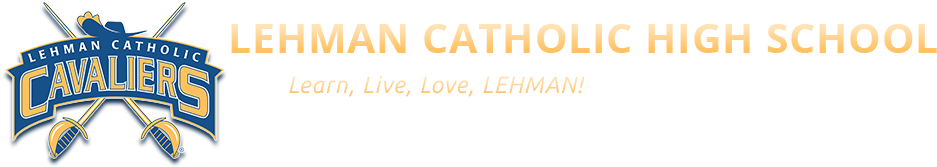 Vision & Missionspiritual Lifelehman At A / Legacyboard - Lehman Catholic High School Logo (942x191), Png Download