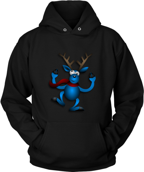 "dancing Reindeer" Hoodie - Pitbull Very Important Pitbull Perfect Gift For Pitbull (600x600), Png Download