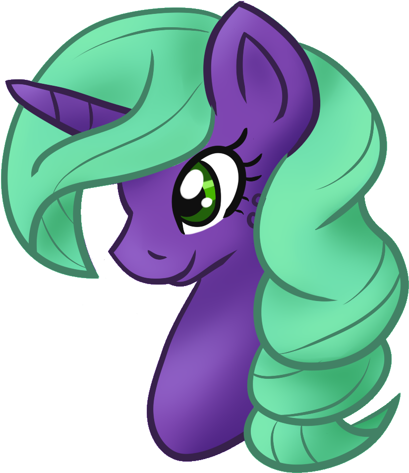 Koharuveddette, Female, Green, Mare, Oc, Oc - Cartoon (1000x1000), Png Download