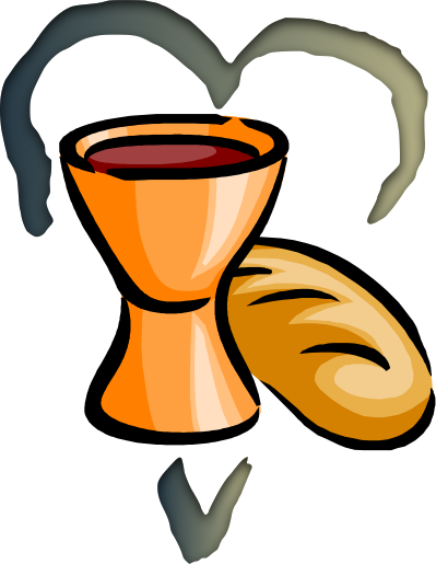 Maundy Thursday Communion - Eucharist Clipart (399x515), Png Download
