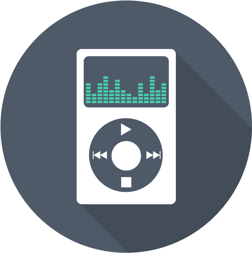 Download Png Ico Icns - Flat Music Icon Png (1024x1024), Png Download