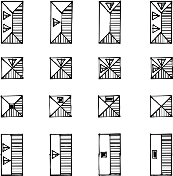 Map Parts Pieces Buildings Brush Icon Set Tool Resource - Fantasy Map Icons Buildings (720x720), Png Download