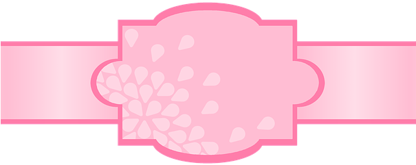 Pink Banner Pink Header Design Template We - Banner Rosa Png (604x340), Png Download