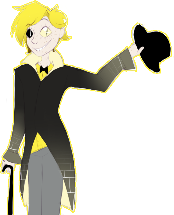 Human Bill Cipher By Skystar Warrior - Human (707x720), Png Download