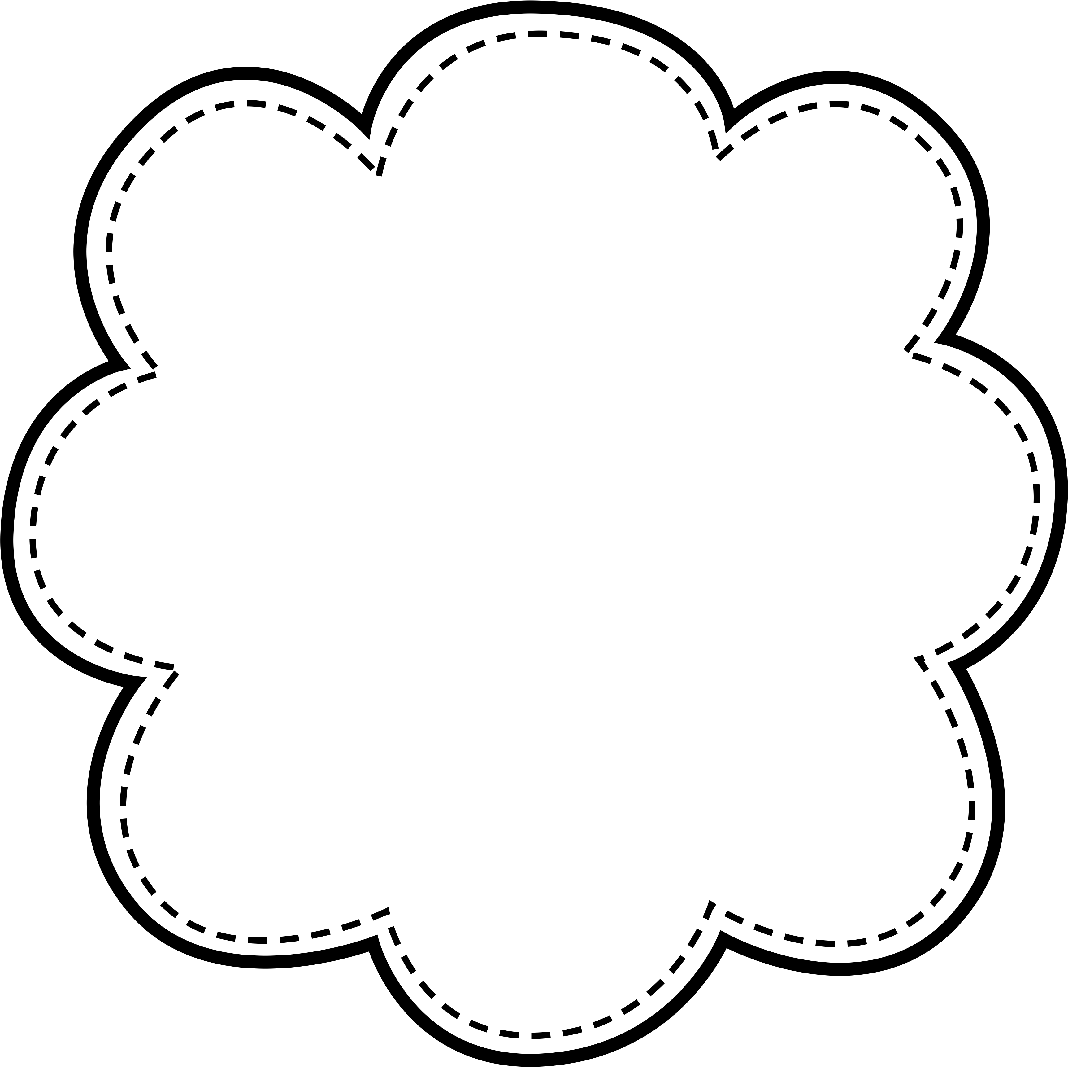 Doodle Borders, Page Borders, Borders And Frames, Doodle - My First English Portfolio Cover (3600x3600), Png Download