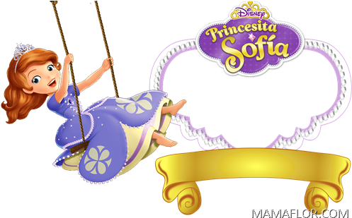 Princesita Sofia Marco Fotos Gratis Imprimir - Princesinha Sofia Gif Animado (500x315), Png Download