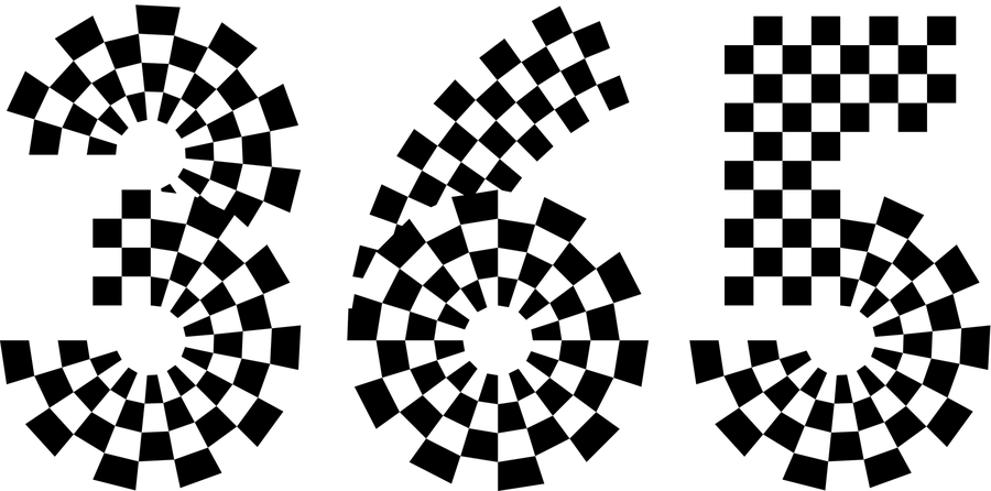Pattern Typeface No - Checkerboard Number 3 (900x446), Png Download
