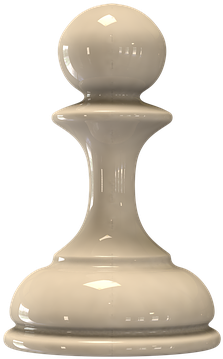 Chess, Figure White Pawn, Checkerboard - Chess (720x720), Png Download