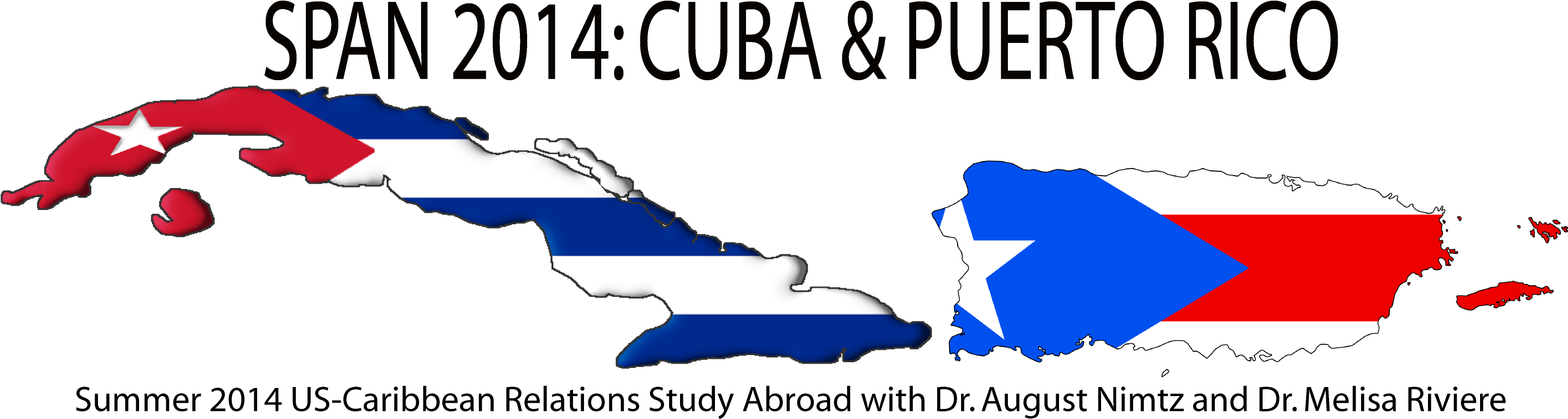 Span 2014 Summer Study Abroad On Us-caribbean Relations - Cuba Flag Flag Sticker (oval) (3289x915), Png Download