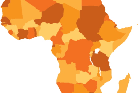 Africa Map Png Transparent - Democratic Republic Of Congo Bikoro (450x300), Png Download