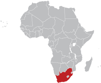 South Africa Map - South Africa On Africa Map (340x360), Png Download