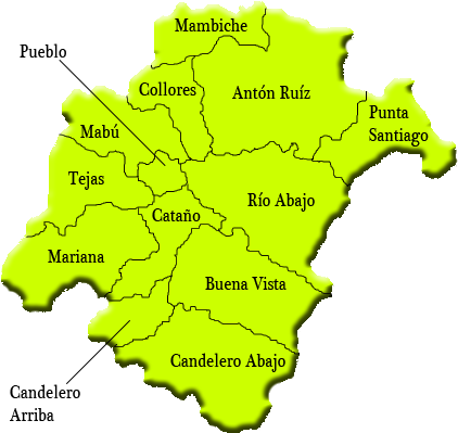 Barrios Of Humacao, Puerto Rico Seaside Towns, Puerto - Barrios Humacao Puerto Rico (476x456), Png Download