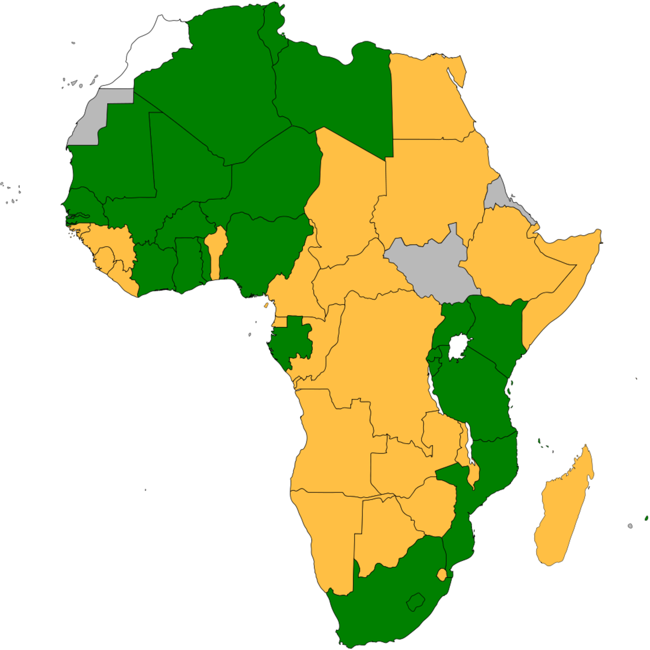 Ratification Maplarger Image - African Charter On Human And Peoples Rights Members (1280x1280), Png Download