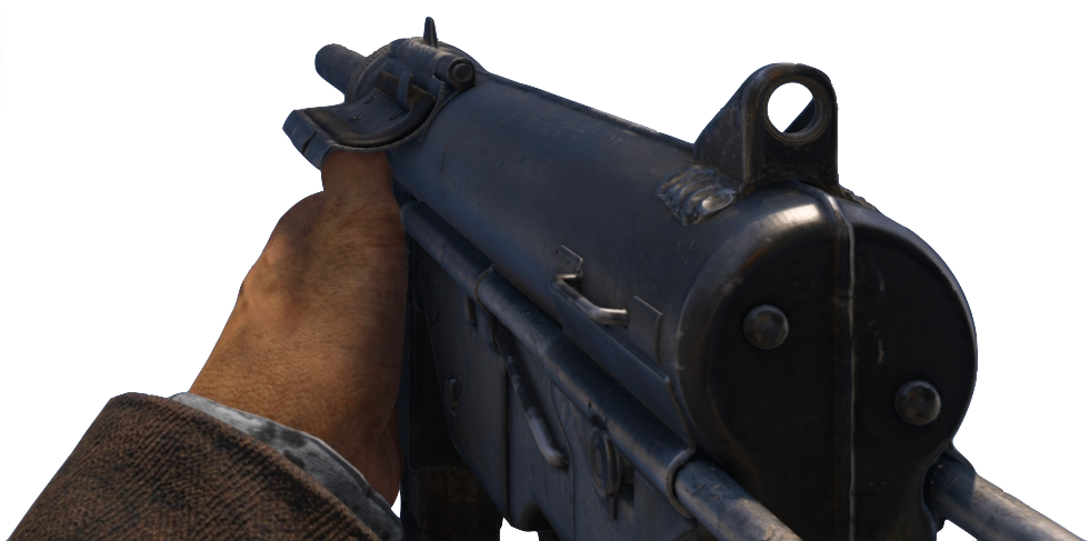 Grease Gun Wwii Call Of Duty Ww2 M3 Png Full Size Png Download Seekpng