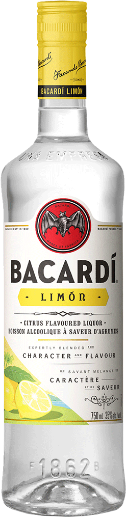 Bacardi Limon Rum - Bacardi Limon (254x1024), Png Download