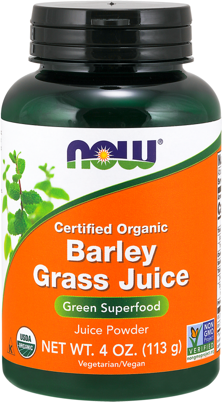 Barley Grass Juice Powder, Organic - Now Pygeum & Saw Palmetto (496x880), Png Download