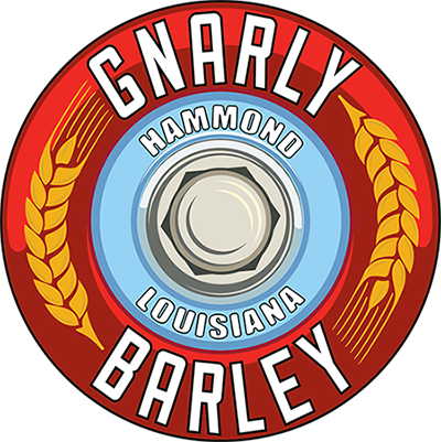 Gnarly Barley Brewing Co Wheel Logo Hammond, La Louisiana - Gnarly Barley Brewing (400x401), Png Download