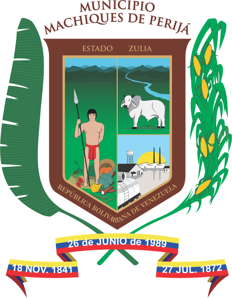 Escudo Machiques De Perija - Escudo Del Municipio Machiques De Perija (796x1024), Png Download
