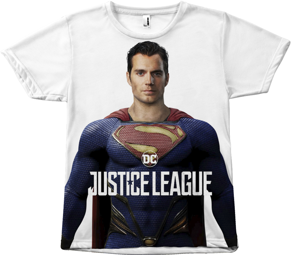 Superman Justice League Henry Cavill Canvas Size Sublimation - Justice League Official Collector's Edition - Hardcover (1024x1024), Png Download