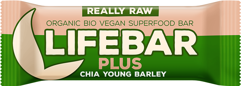 Raw Organic Chia Young Barley Lifebar Plus - Lifebar Plus (1200x1200), Png Download