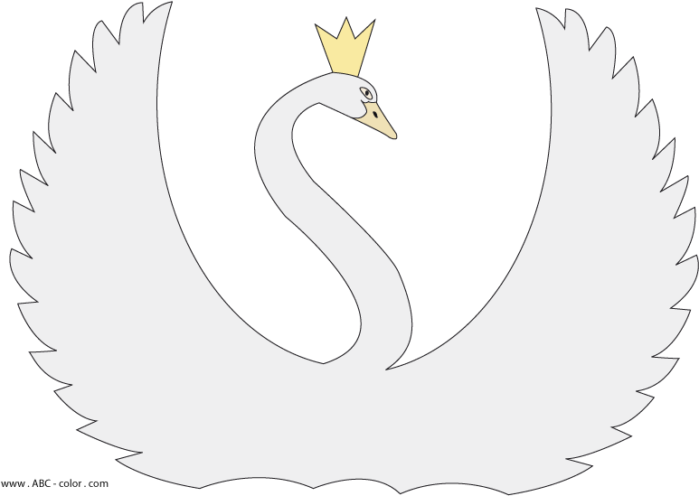Download Bitmap Clipart Swan - Swan Paper Cut (822x567), Png Download