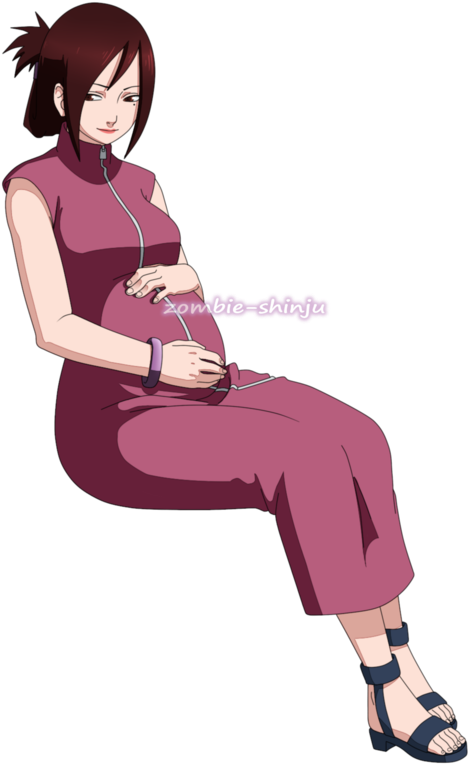 Cm Pregnant Bijin By Zombie Shinju-d5qn9me - Pregnant Naruto Oc (600x805), Png Download