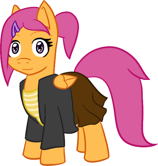 Fanmade Jake Heritagu Pregnant Scootaloo Nightmare - My Little Pony Scootaloo Pregnant (510x536), Png Download