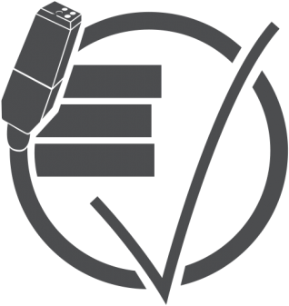 Plug And Play Icon - Emblem (488x525), Png Download