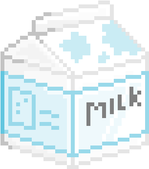 30 Images About Pixel Perfect 💝 On We Heart It - Pixel Milk (352x359), Png Download