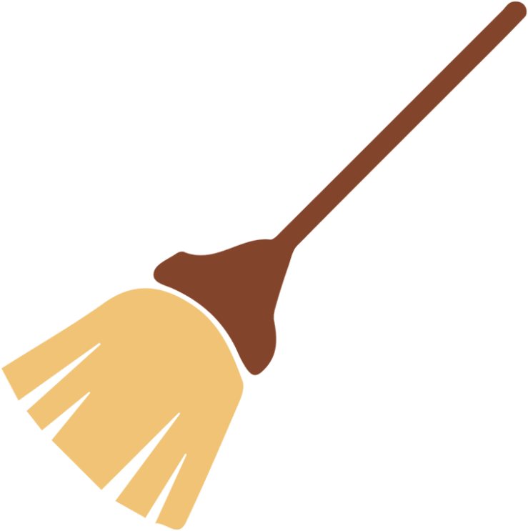 Broom Clipart Png Image Library Library - Portable Network Graphics (1000x750), Png Download