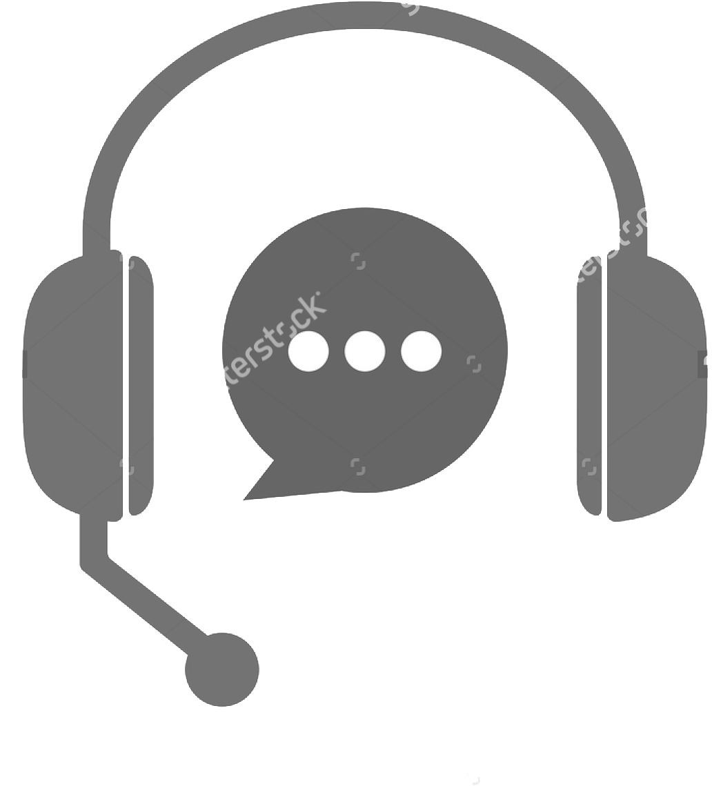 Stock Vector Illustration Of A Remote Assistance Headset - Illustration (1288x1220), Png Download