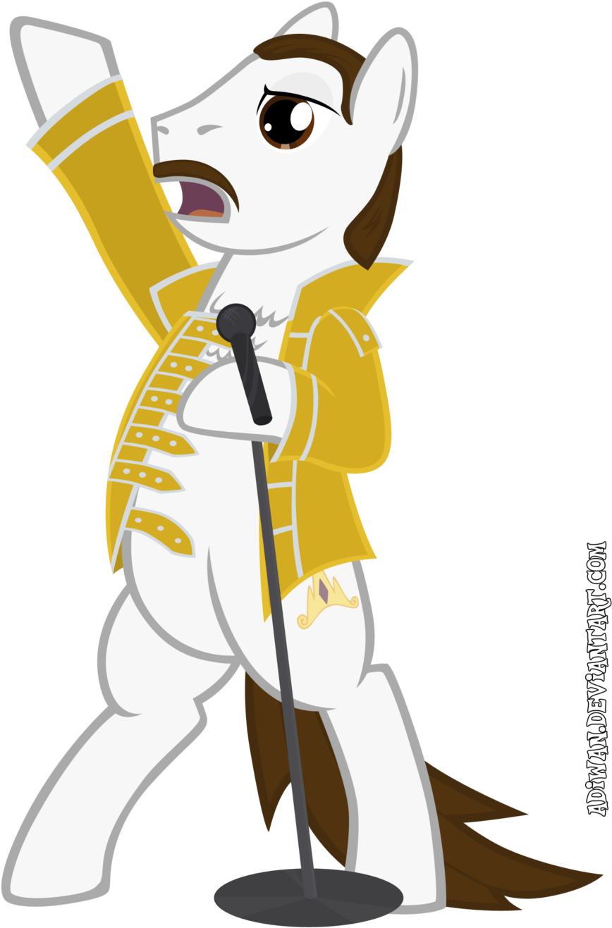 Adiwan, Freddie Mercury, Ponified, Queen , Safe, Simple - Queen Freddie Mercury Png (900x1333), Png Download