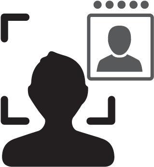 Recognition Or Identification Involves Confirming Someone's - Facial Recognition Icon Png (401x400), Png Download