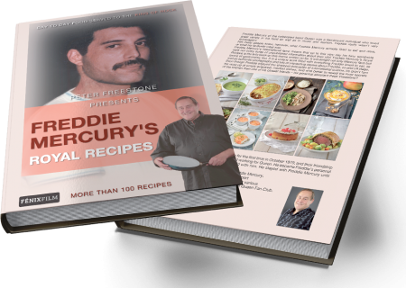 Freddie Mercury's Royal Recipes Makes For The Perfect - Freddie Mercury's Royal Recipes (450x320), Png Download
